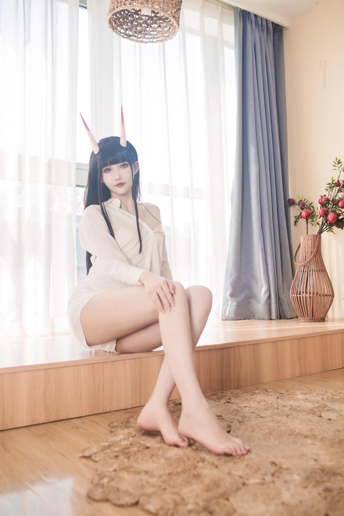 花兮_honoka – NO.03 能代 宁静的六叠间 [18P]插图2